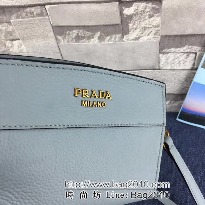 普拉達PRADA原單 新款 prada esplanade bag 1BH043原廠義大利荔枝紋牛皮單肩斜挎包 PHY1392